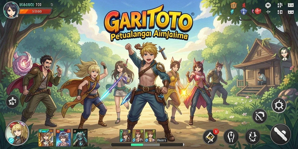 Tampilan gameplay yang menarik dengan pertarungan seru di GARITOTO.