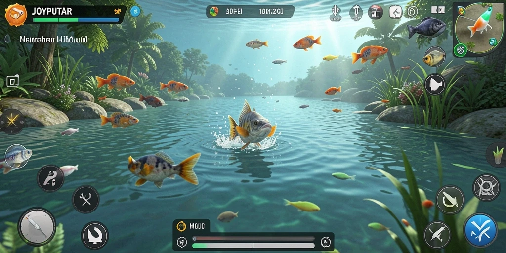 Tangkapan ikan yang menakjubkan di JOYPUTAR saat bermain.