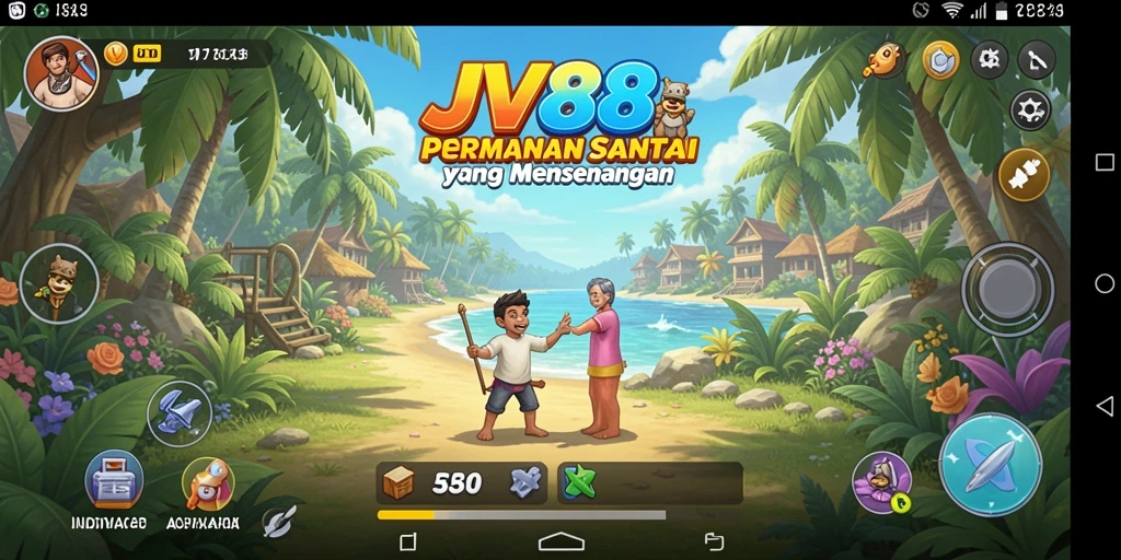 Screenshot gameplay JV88 menampilkan aksi seru dan grafis menarik.