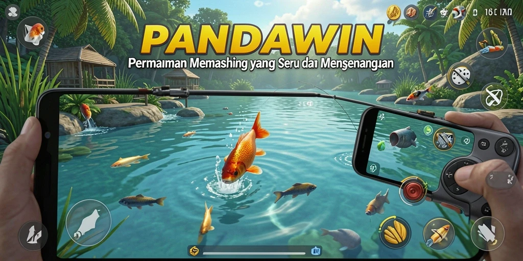 Tangkapan ikan besar di dalam game PANDAWIN yang seru.