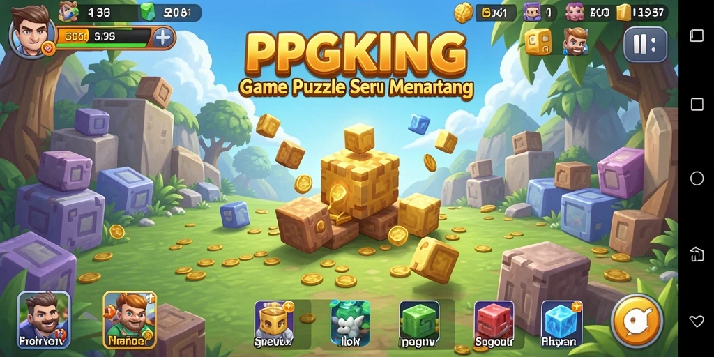 Tampilan gameplay PGKING yang menarik dan penuh tantangan.