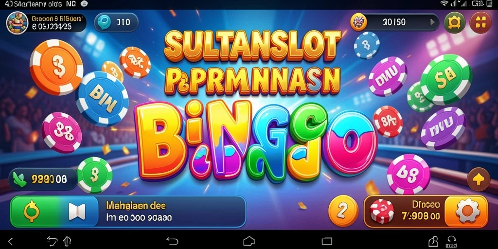 Gameplay SULTANSLOT dengan suasana seru Bingo.
