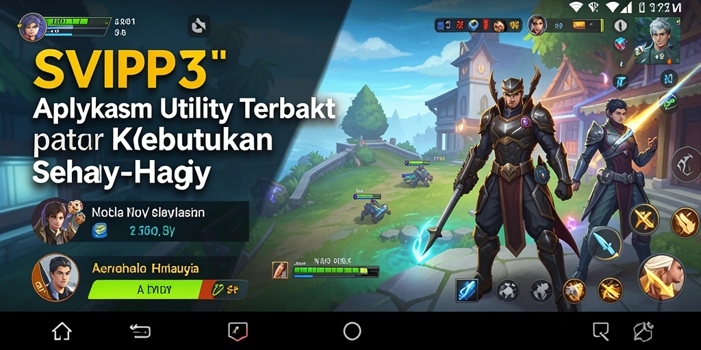 Tampilan antarmuka aplikasi Utility SVIP3 yang modern dan intuitif.