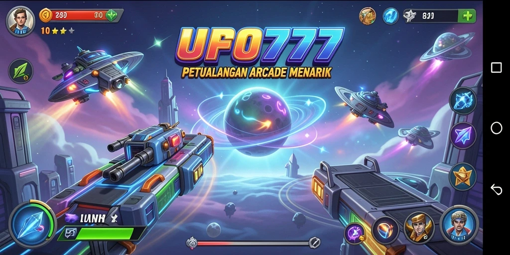 Tampilan menakjubkan dari gameplay UFO777 yang seru dan penuh aksi.