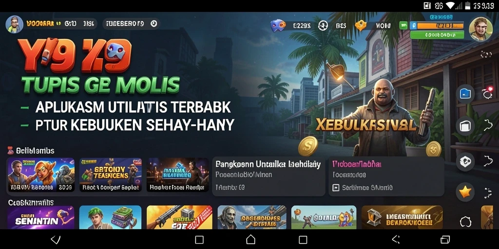 Tampilan intuitif dari Y89 yang memudahkan pengguna dalam menjalankan fungsi utilitas.